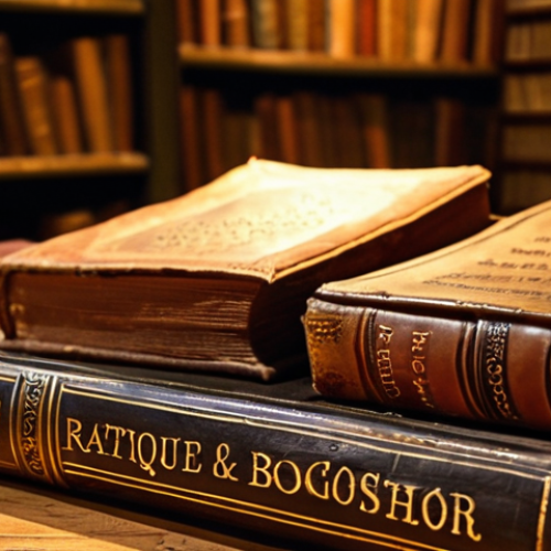 Home 4 ** A close-up, slightly out-of-focus shot of old, leather-bound books with gilded lettering, radiating a warm, inviting glow, emphasizing the texture of aged paper and leather. In the background, a faint silhouette of a person reading suggests the allure of forgotten stories. "Antique Bookstore, Warm Light, Historical Feel."
**